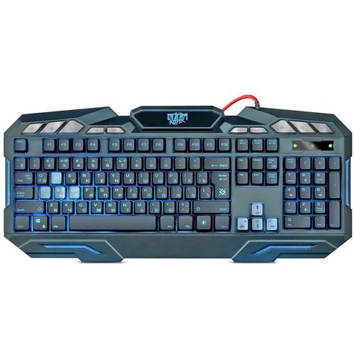 Клавиатура Defender Doom Keeper GK-100DL, проводная, USB, мембранная, черный [45100]