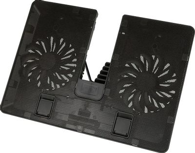 Подставка для ноутбука DeepCool U PAL, 15.6", 390х280х28 мм, 1хUSB, вентиляторы 2 х 140 мм, 765г, черный [dp-n214a5_upal]