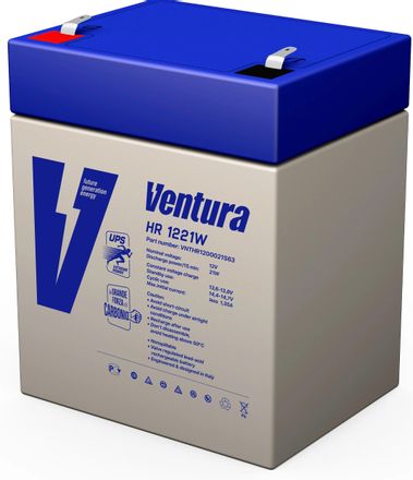 Аккумуляторная батарея VENTURA HR 1221W для ИБП,  12В,  5Ач [vnthr1221ws63]