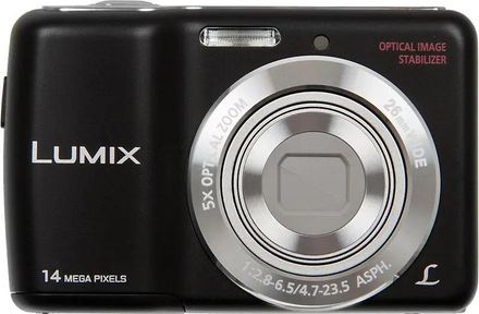 Цифровой компактный фотоаппарат Panasonic Lumix DMC-LS5,  черный