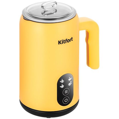 Капучинатор KitFort КТ-7504, стационарный, 620мл, желтый