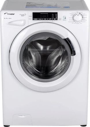 Стиральная машина узкая Candy GrandO Vita GVS4 126TW3/2-07, с фронтальной загрузкой, с паром, 6кг, 1200об/мин