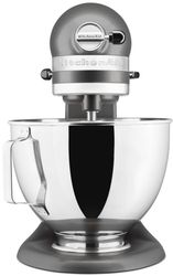 Миксер планетарный KitchenAid Classic 5KSM95PSECU, 275Вт, серебристый