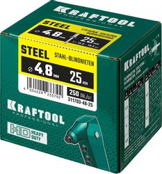 Заклепки для заклепочника Kraftool 311703-48-25