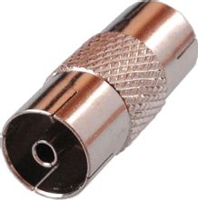 Изображение товара Адаптер антенный PREMIER 4-411/2,  Coax (f) -  Coax (f),  75Ом,  серебристый