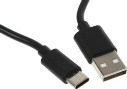 Изображение товара Кабель BURO USB Type-C (m) 2 м 3A черный Изображение товара Кабель BURO USB Type-C (m) 2 м 3A черный