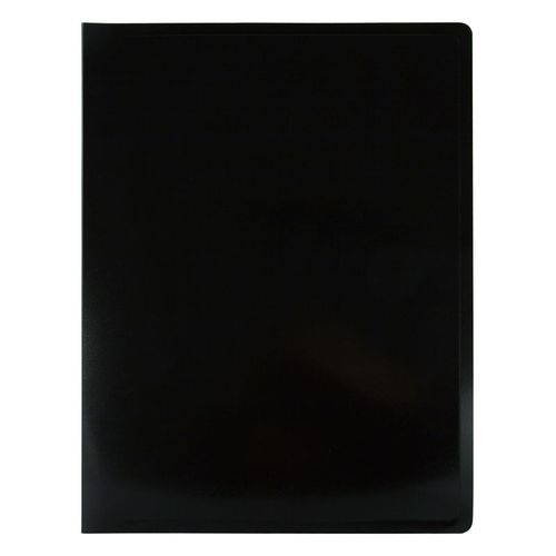 Папка Бюрократ Black&White BWBPV40BLCK, 40шт вкладышей, A4, пластик, 0.8мм, черный