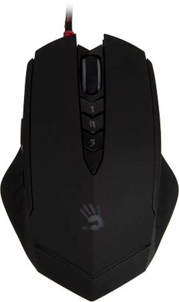 Мышь проводная A4Tech Bloody V8MA Metal Activated, игровая, оптическая, USB, 3200dpi, черный