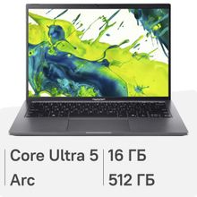 Изображение товара Ноутбук Acer Aspire Go NX.JFWCD.002 14 IPS Intel Core Ultra 5 125H 16ГБ 512ГБ SSD