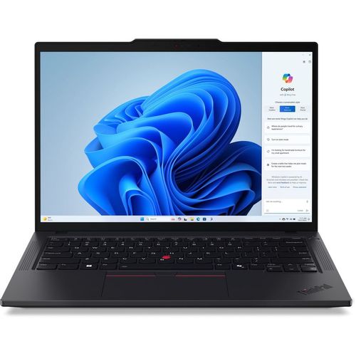 Ноутбук Lenovo ThinkPad T14 Gen5, 14", IPS, Intel Core Ultra 5 125H 1.2ГГц, 14-ядерный, 16ГБ DDR5, 512ГБ SSD, Intel Graphics, Windows 11 Pro, черный [21mla02lcd]