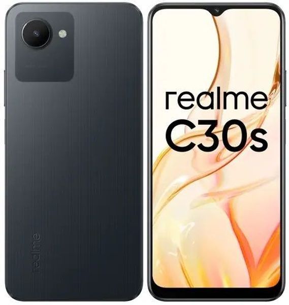 Смартфон REALME C30s 4/64Gb,  черный