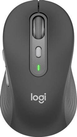 Мышь беспроводная Logitech M750, Bluetooth/Радио, оптическая, USB, 4000dpi, графитовый [910-006269]