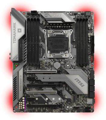Материнская плата MSI X299 TOMAHAWK, LGA 2066, Intel X299, ATX, Ret ...