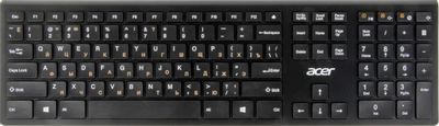 Клавиатура Acer OKR020,  USB, Радиоканал, черный [zl.kbdee.004]
