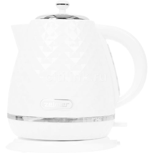 Чайник электрический Zelmer ZCK7635W, 1.7л, пластик