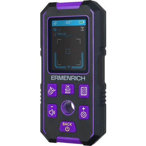 Детектор проводки ERMENRICH Ping SM70, глубина до: 12см, с автокалибровкой [83841]