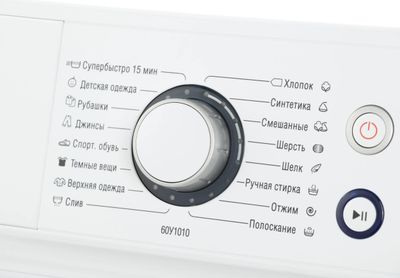 Характеристики Стиральная машина узкая Атлант СМА-60 У 1010-00, с ...
