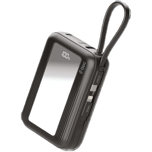 Внешний аккумулятор (Power Bank) TTEC ReCharger Mini LCD, 20000мAч, черный [2bb251s]