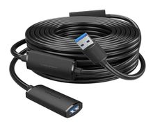 Изображение товара Кабель-удлинитель VENTION USB 3.0 A горизонтальный 10 метров черный