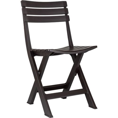 Комплект садовых стульев DOMFY Garden Chair, пластик, в комплекте: 2 шт, темно-коричневый/темный шоколад [domfy garden chr/dbr]