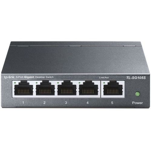 Коммутатор TP-LINK TL-SG105S, неуправляемый, 5