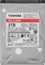 Изображение товара Жесткий диск Toshiba L200 HDWL120UZSVA,  2ТБ,  HDD,  SATA III,  2.5"