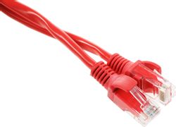 Патч-корд CABLEXPERT PP12-5M/R литой (molded), UTP, кат.5E, 5м,  красный