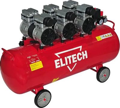 Обзор товара компрессор поршневой Elitech КПБ 450/100М безмасляный ...