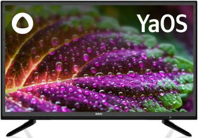 23.6" Телевизор BBK 24LEX-7289/TS2C, HD, черный, СМАРТ ТВ, YaOS ...