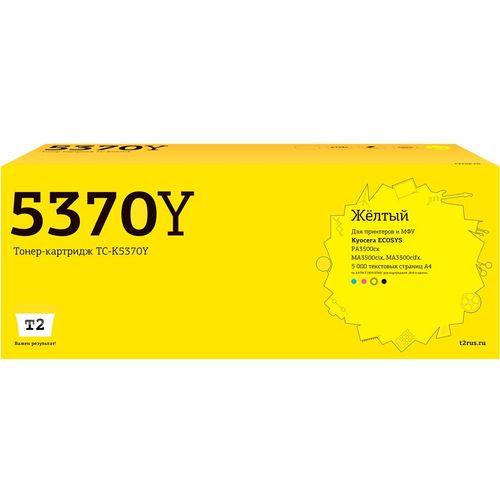 Картридж T2 TC-K5370Y, TK-5370Y, желтый / TC-K5370Y