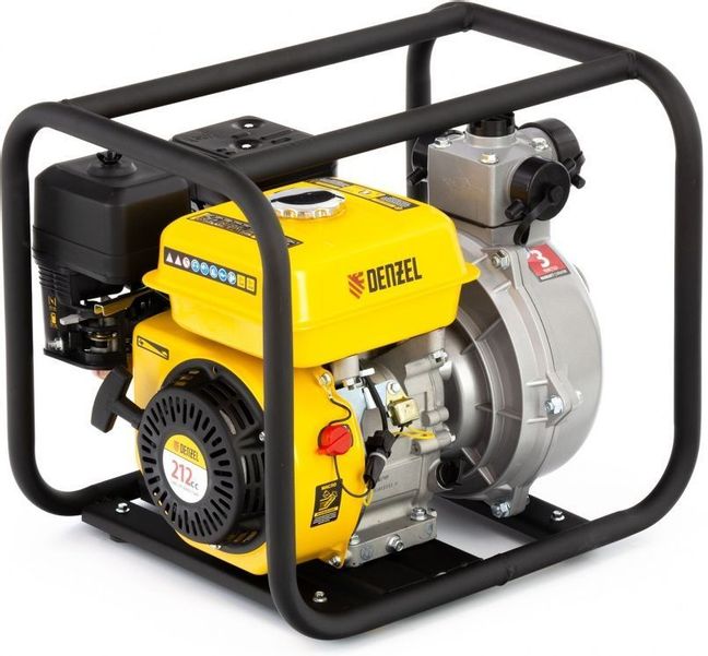Benzínové motorové čerpadlo DENZEL PX-50H, na čistou vodu, 600l/min [99203]