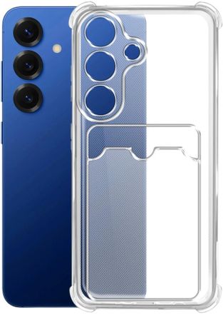 Чехол (клип-кейс) BORASCO Bumper Case, для Samsung Galaxy S25 FE, противоударный, прозрачный [75848]