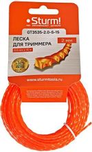 Изображение товара Катушка с леской для триммеров STURM! GT3535-2.0-S-15, 2мм, 15м Изображение товара Катушка с леской для триммеров STURM! GT3535-2.0-S-15, 2мм, 15м