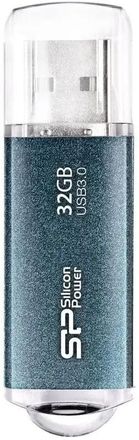 Флешка USB Silicon Power Marvel M01 32ГБ, USB3.0, синий [sp032gbuf3m01v1b]