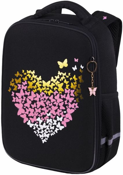 Ранец детский с ортопедической спинкой BRAUBERG Light 272029 Shining heart