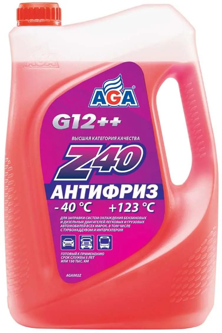 Антифриз Aga AGA002Z G12++ красный 4.73л 5кг – купить в Ситилинк | 1781187