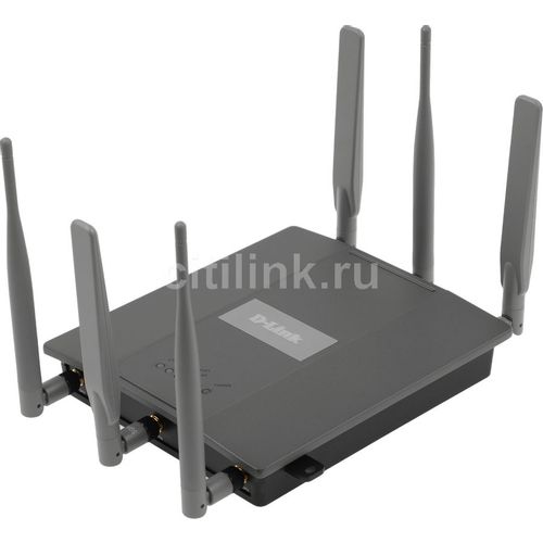 Точка доступа D-Link DAP-2695/RU/A1A, AC1750, 2.4/5ГГц, 2xRJ45, серый