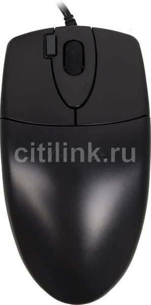 Мышь A4TECH OP-620D, оптическая, проводная, USB, черный [op-620d black usb]