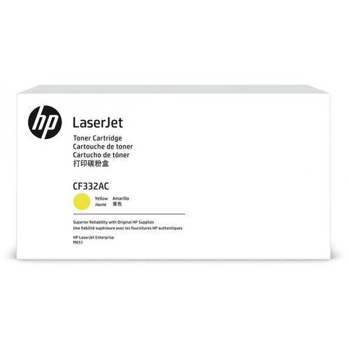 Картридж HP 654A, желтый / CF332AC