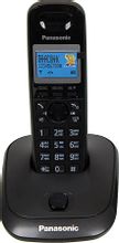 Радиотелефон Panasonic KX-TG2511RUT, темно-серый металлик и черный ...