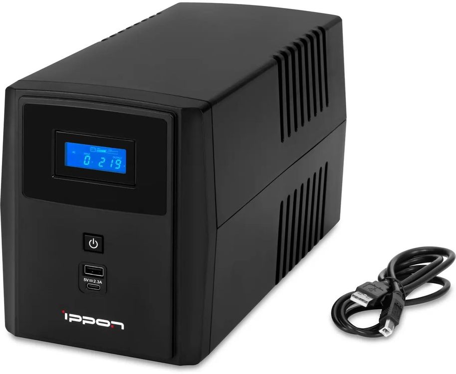 Источник бесперебойного питания Ippon Smart Power Pro II Euro 1600 / 1600 ВА / 960 Вт / 4 x CEE 7 (евророзетка), фото9