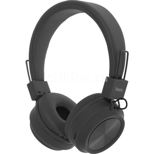 Наушники Hoco Promise W25, Bluetooth, накладные, серый