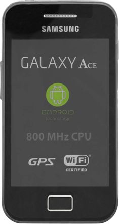 Смартфон Samsung Galaxy Ace GT-S5830I, черный