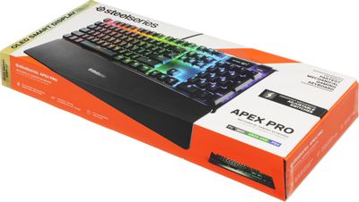 Клавиатура SteelSeries Apex Pro, проводная, USB, механическая