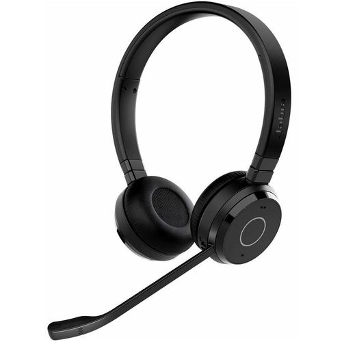 Гарнитура Jabra Evolve 65 TE, для контактных центров, накладные, беспроводные/Bluetooth/USB, черный [6699-833-399]