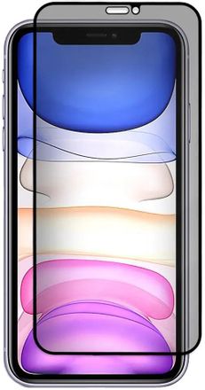 Защитное стекло для экрана ZIBELINO для Apple iPhone 11/XR антиблик, 3D, 1 шт, черный [ztg-3d-pr-apl-11-blk]