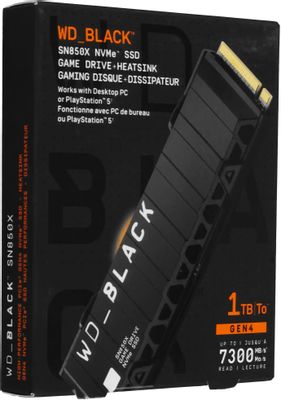WD Black SN850 新品未開封 SSD накопитель WD Black SN850X WDS100T2XHE 1ТБ, M.2 2280, PCIe 4.0