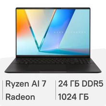 Изображение товара Ноутбук ASUS Vivobook S 16 OLED М5606КА-RI036 16" AMOLED 24ГБ 1ТБ SSD без ОС