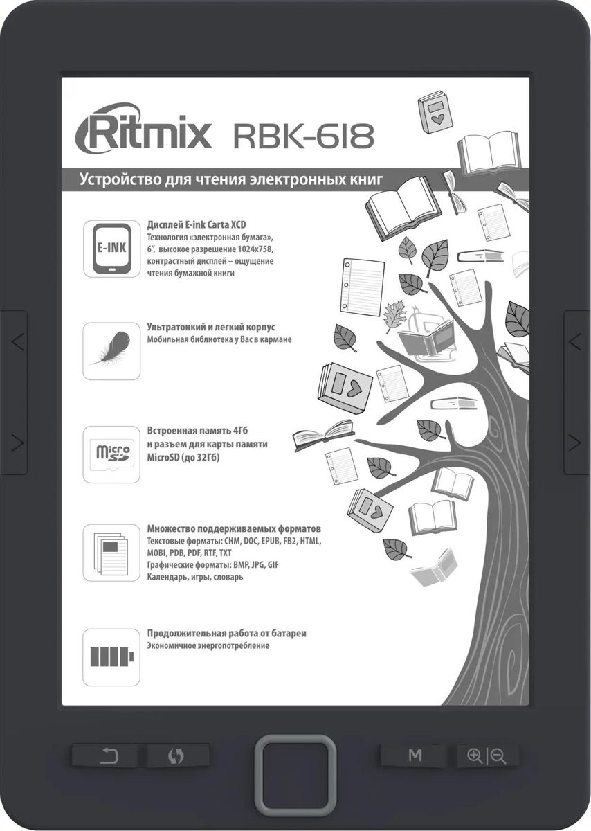 Купить Карты памяти для Электронная книга Ritmix RBK-618, 6