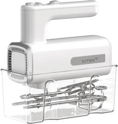 Миксер Vitek VT-HM5005, белый и серебристый